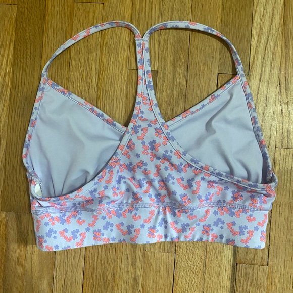 Bo+Tee floral print sports bra. Size S. GUC. - Picture 2 of 2
